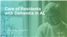 Care of Residents With Dementia In AL